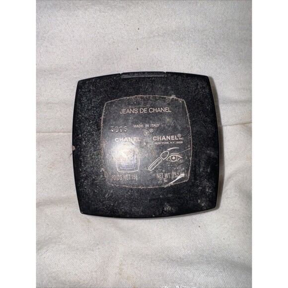Limited Edition 2003 Jeans De Chanel Eyeshadow Compact Blue Makeup Vintage Rare - Picture 4 of 5